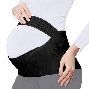 NWT - ChongErfei Maternity Belt Pregnancy Back Support Brace Belly Band - Black